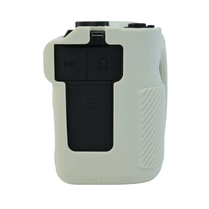 For Canon PowerShot V1 Protective Case Dust Proof Silicone Camera Cover - Beige
