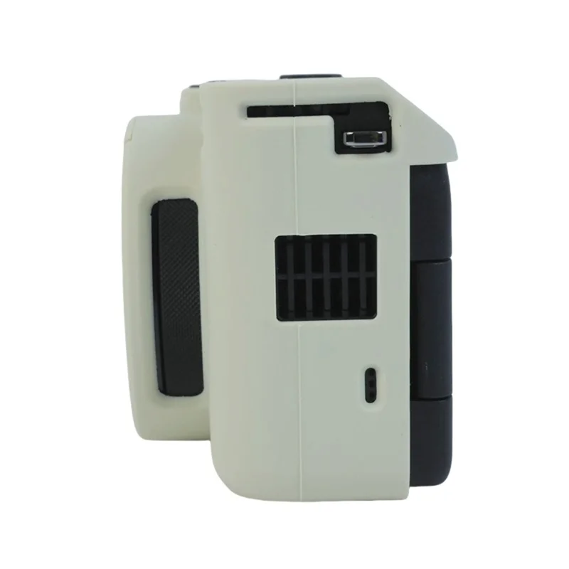 For Canon PowerShot V1 Protective Case Dust Proof Silicone Camera Cover - Beige