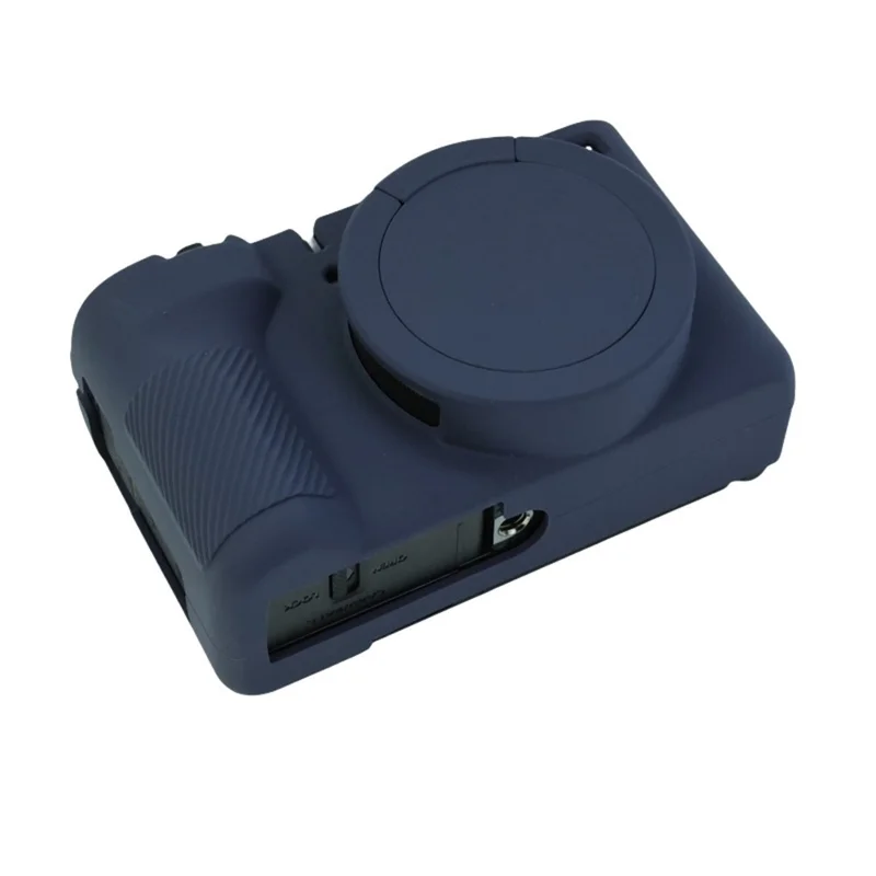 غطاء واقي من السيليكون مقاوم للغبار لهاتف كانون باور شوت V1 - أزرق داكن