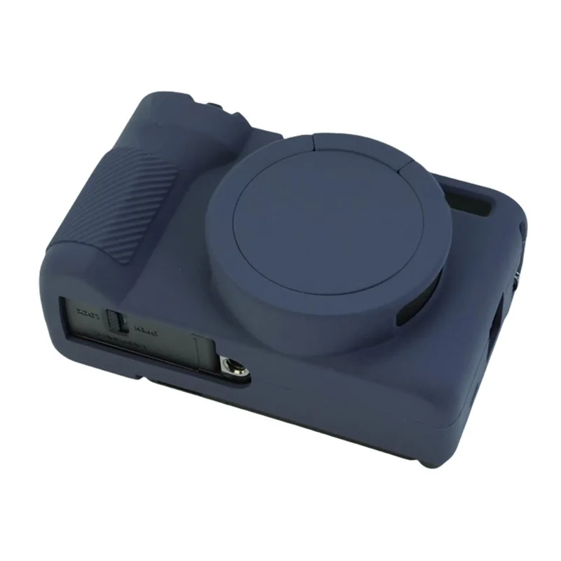 غطاء واقي من السيليكون مقاوم للغبار لهاتف كانون باور شوت V1 - أزرق داكن