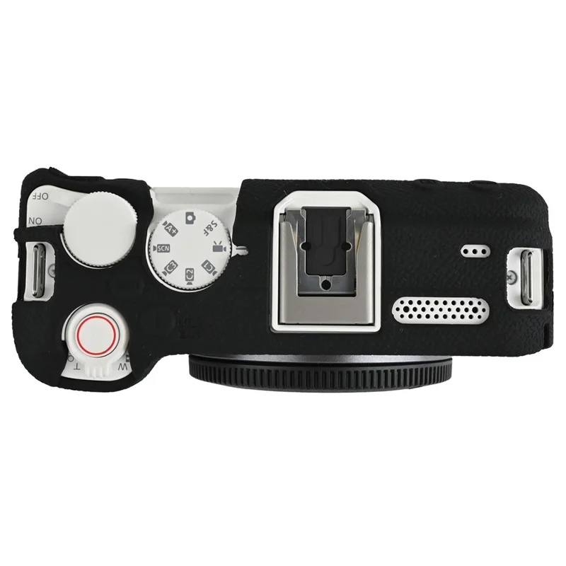 For Canon EOS R50 V Camera Portable Silicone Case Shock Resistant Anti Scratch Protective Cover - Black