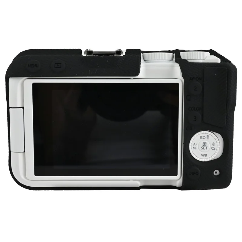 For Canon EOS R50 V Camera Portable Silicone Case Shock Resistant Anti Scratch Protective Cover - Black