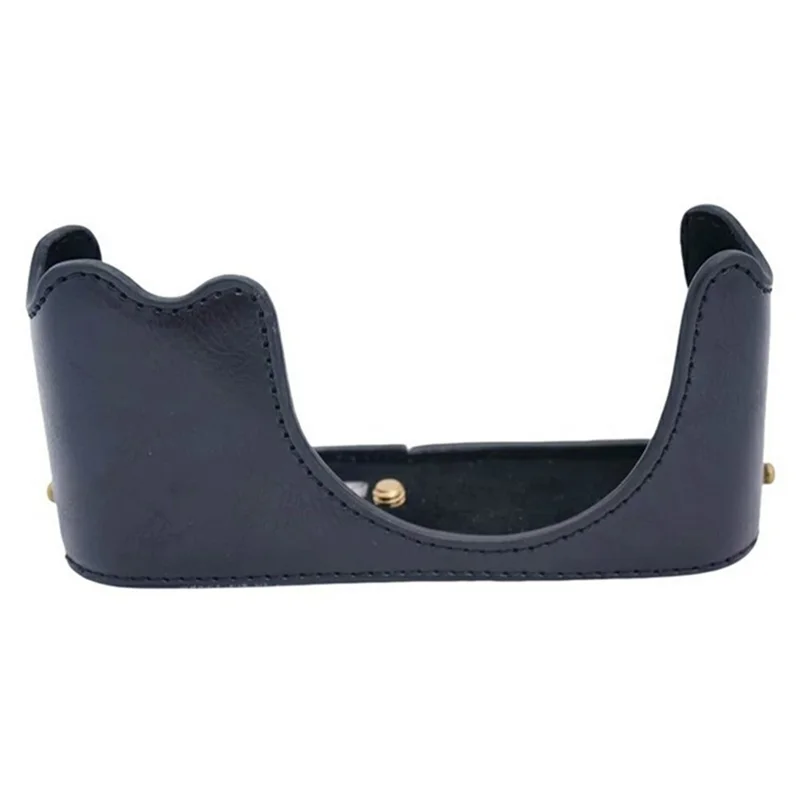 Für Leica X1 / X2 / XE Kamera Tasche Premium PU-Leder Schutzhülle mit Schultergurt - Schwarz