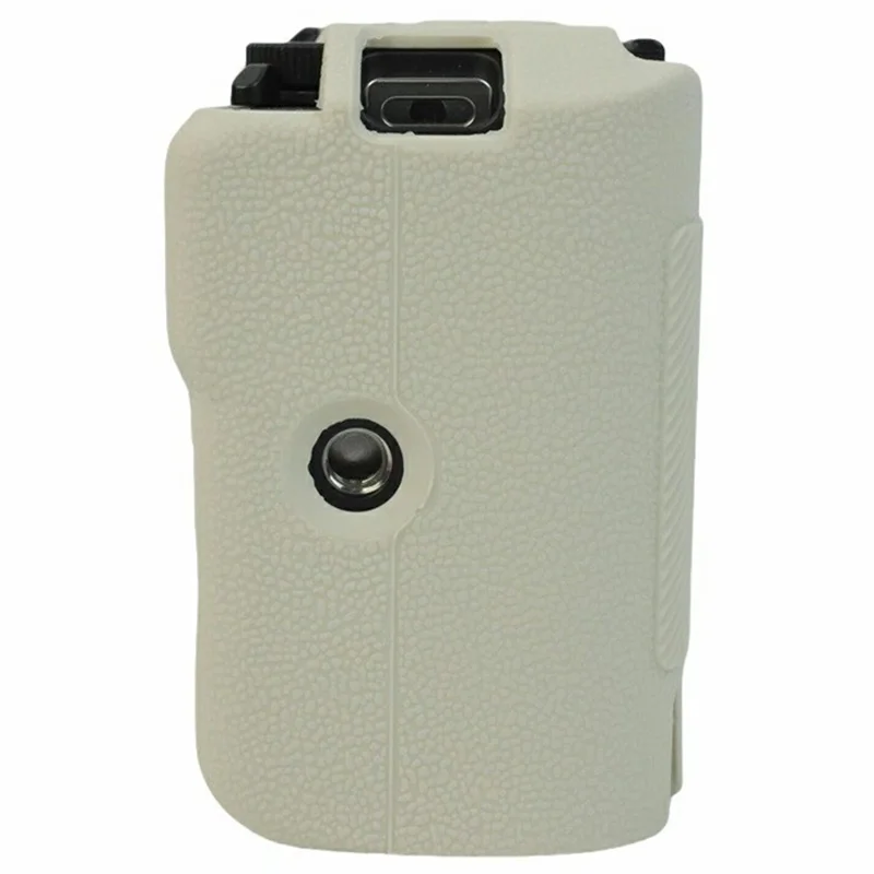 For Canon EOS R50 V Camera Protective Case Litchi Texture Silicone Cover - Beige