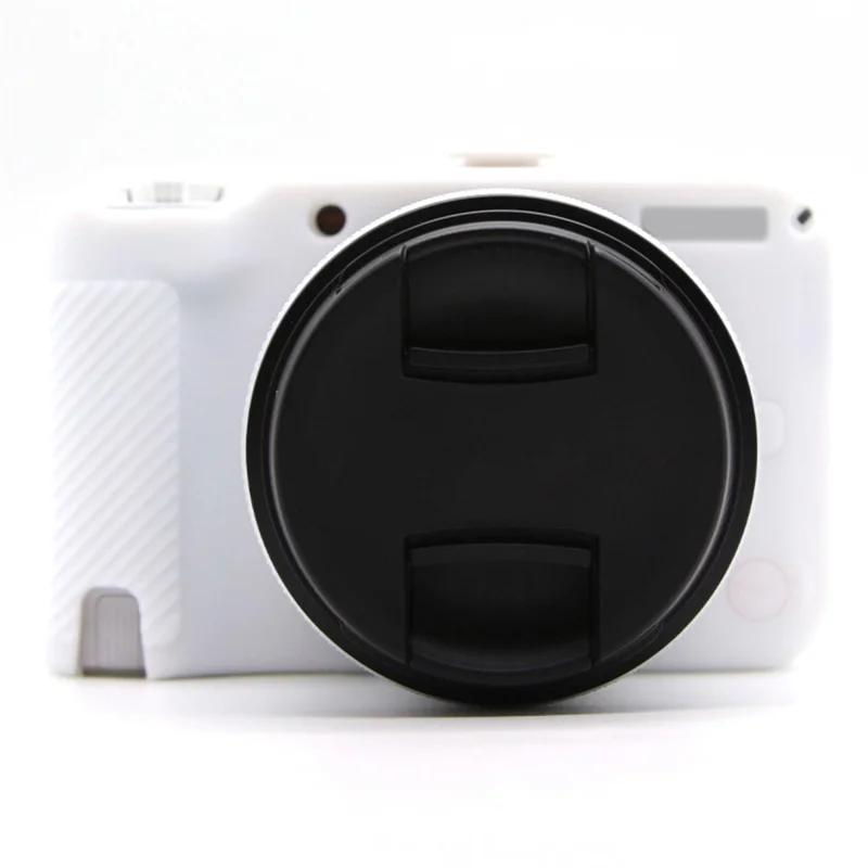 For Canon EOS R50 V Camera Case Anti-Scratch Silicone Protective Cover - White