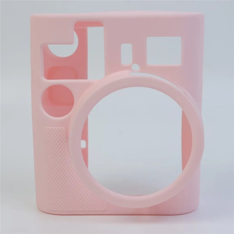 For Fujifilm Instax Mini 41 Camera Sleeve Shockproof Silicone Case Anti Scratch Protective Cover - Pink