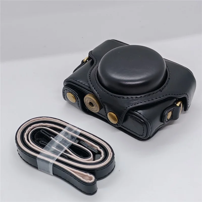 For Sony RX100  /  RX100M2  /  RX100M3  /  RX100M4  /  RX100M5  /  RX100M6 Camera Case Detachable Soft Interior Lining Protective Cover - Black