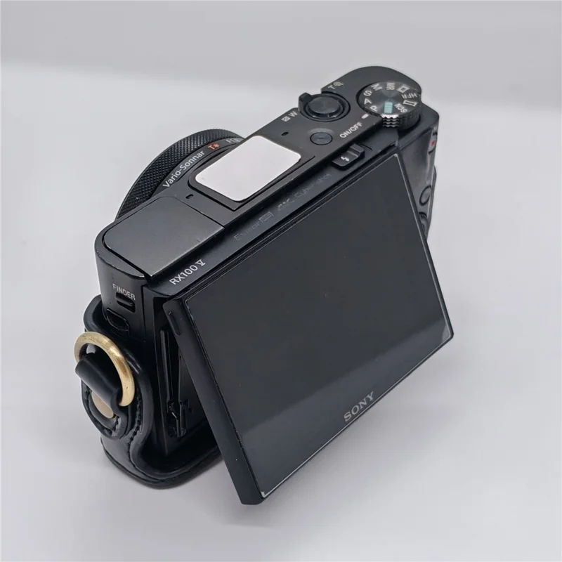 For Sony RX100  /  RX100M2  /  RX100M3  /  RX100M4  /  RX100M5  /  RX100M6 Camera Case Detachable Soft Interior Lining Protective Cover - Black