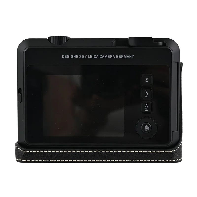 Для Leica SOFORT 2 PU кожаная нижняя крышка ударопрочный чехол для камеры с доступом к батарее - черный