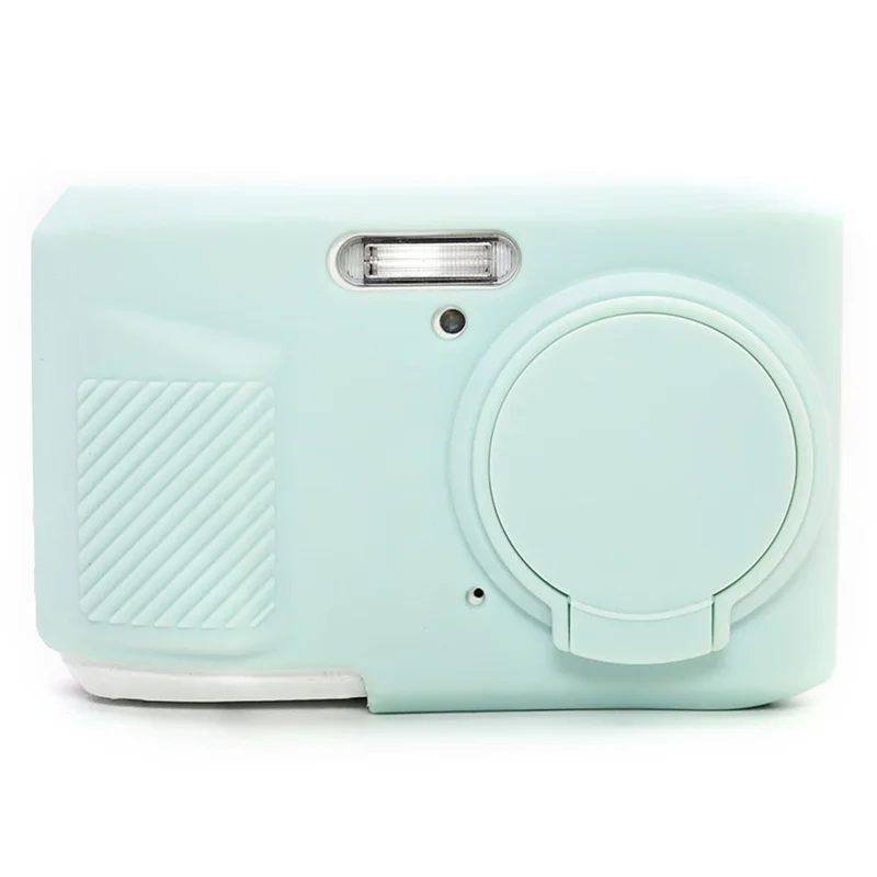 Capa de Silicone para Câmara Digital KODAK PIXPRO FZ45, Capa Protetora à Prova de Choques e à Prova de Poeira - Verde Mentol