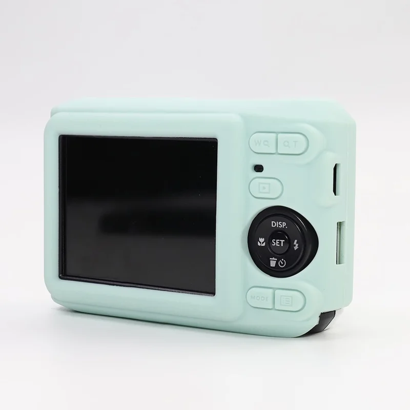 Capa de Silicone para Câmara Digital KODAK PIXPRO FZ45, Capa Protetora à Prova de Choques e à Prova de Poeira - Verde Mentol