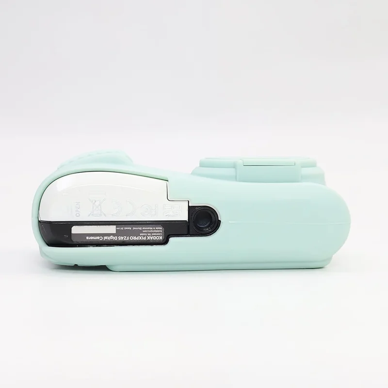 Capa de Silicone para Câmara Digital KODAK PIXPRO FZ45, Capa Protetora à Prova de Choques e à Prova de Poeira - Verde Mentol