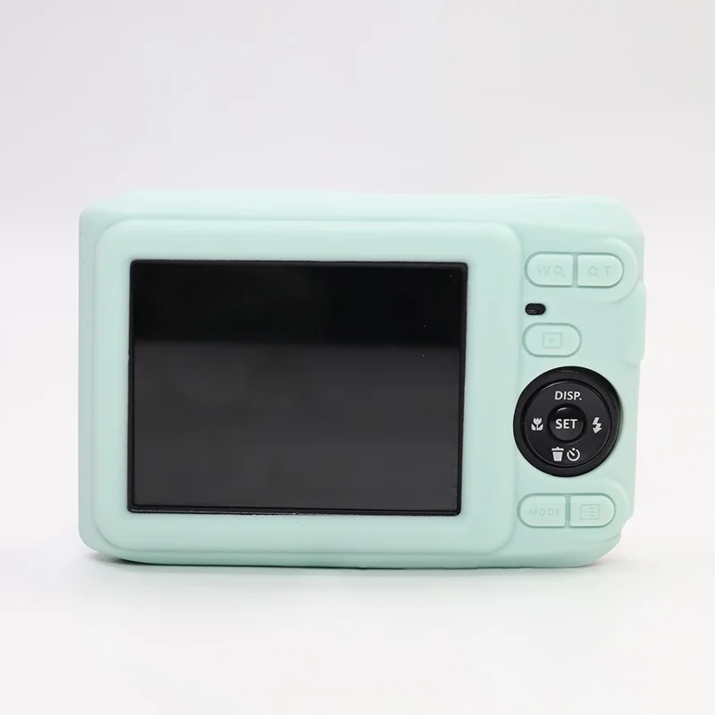 Capa de Silicone para Câmara Digital KODAK PIXPRO FZ45, Capa Protetora à Prova de Choques e à Prova de Poeira - Verde Mentol