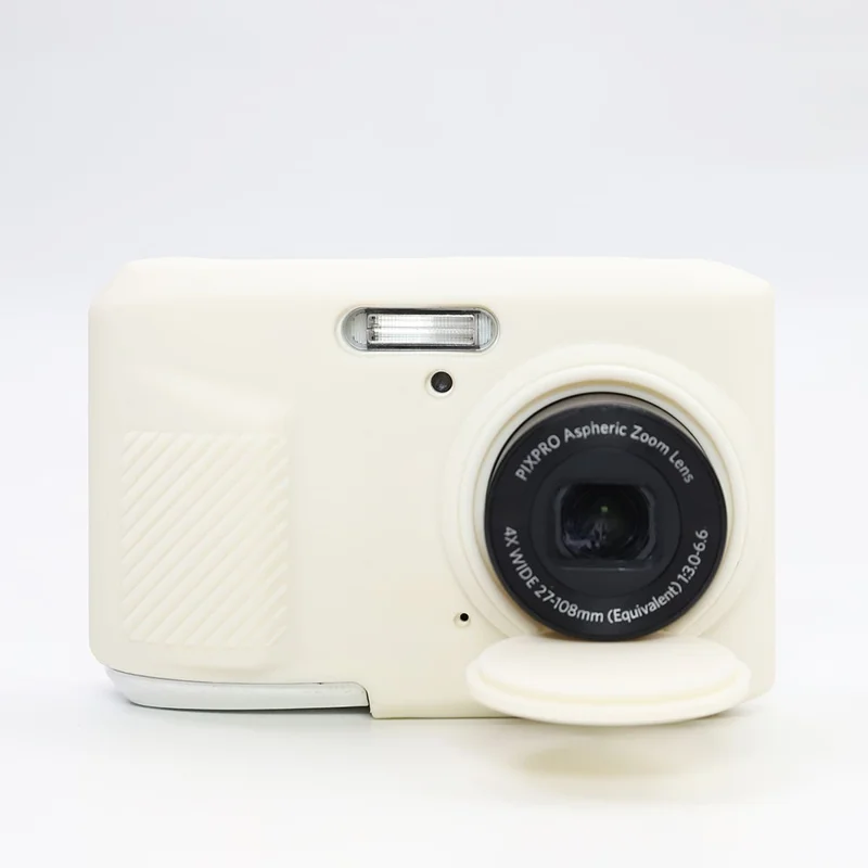 For KODAK PIXPRO FZ45 Digital Camera Silicone Case Shockproof Dustproof Protective Cover - Matte White