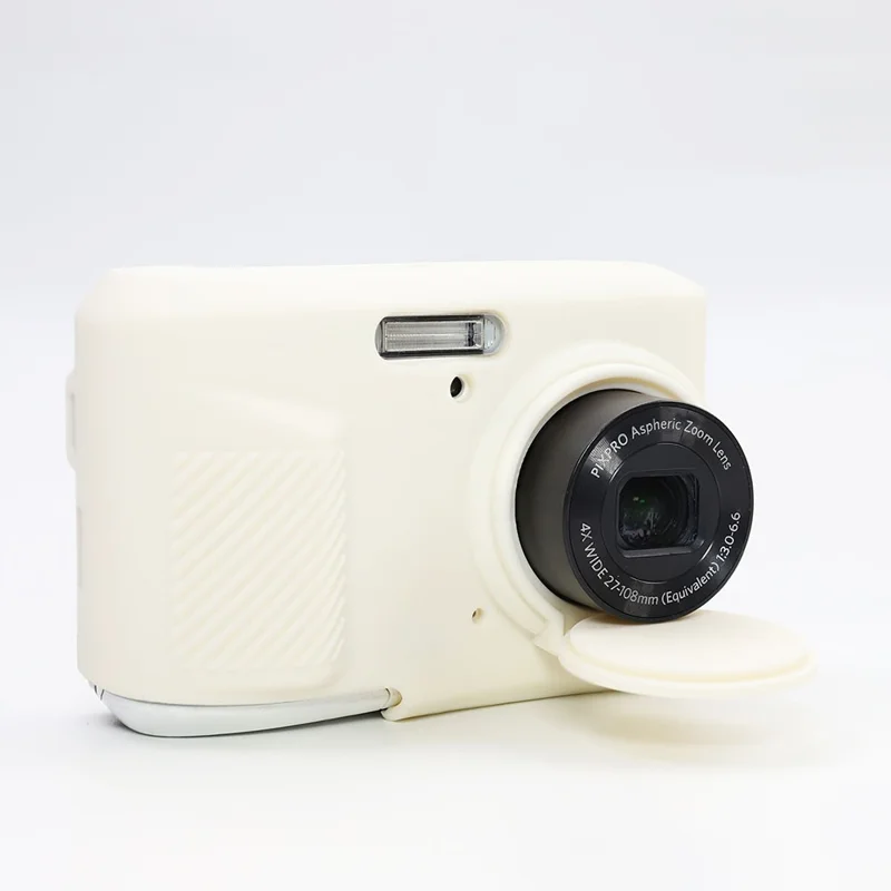 For KODAK PIXPRO FZ45 Digital Camera Silicone Case Shockproof Dustproof Protective Cover - Matte White
