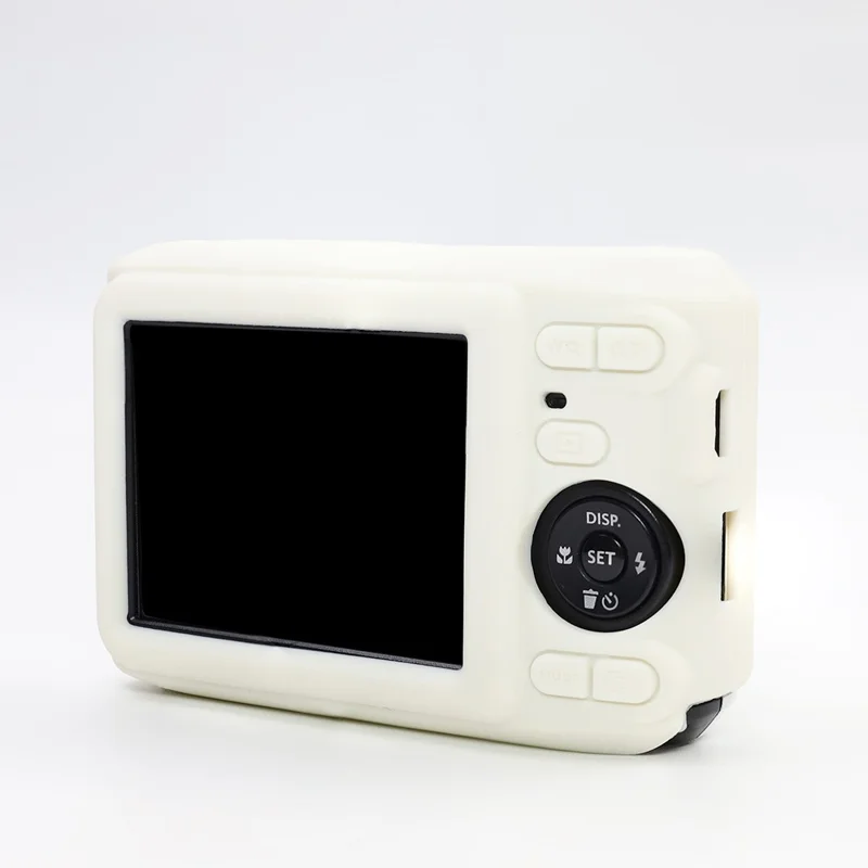 For KODAK PIXPRO FZ45 Digital Camera Silicone Case Shockproof Dustproof Protective Cover - Matte White