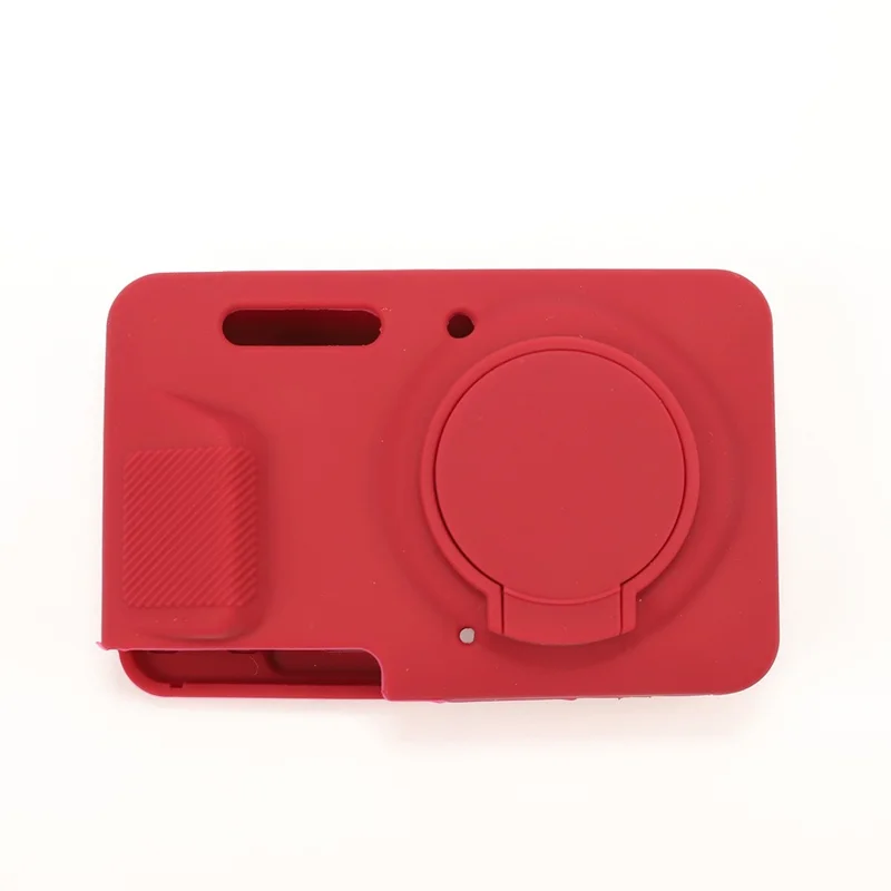 Étui pour appareil photo KODAK PIXPRO FZ55, housse de protection en silicone absorbant les chocs et lavable - Rouge