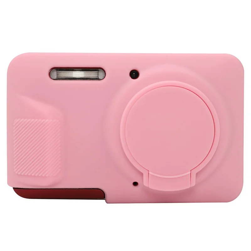 For KODAK PIXPRO FZ55 Camera Case Silicone Protective Cover with Shock-Absorbent and Washable - Pink