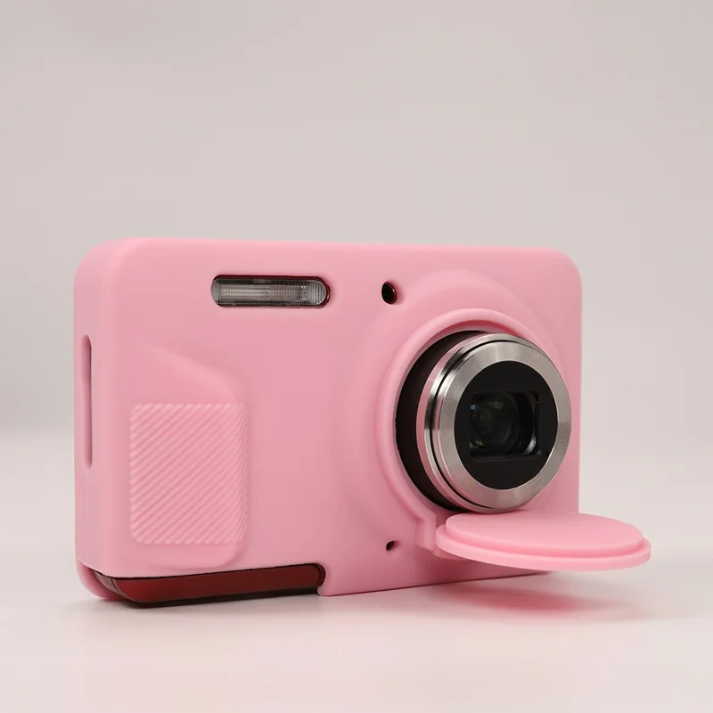 For KODAK PIXPRO FZ55 Camera Case Silicone Protective Cover with Shock-Absorbent and Washable - Pink