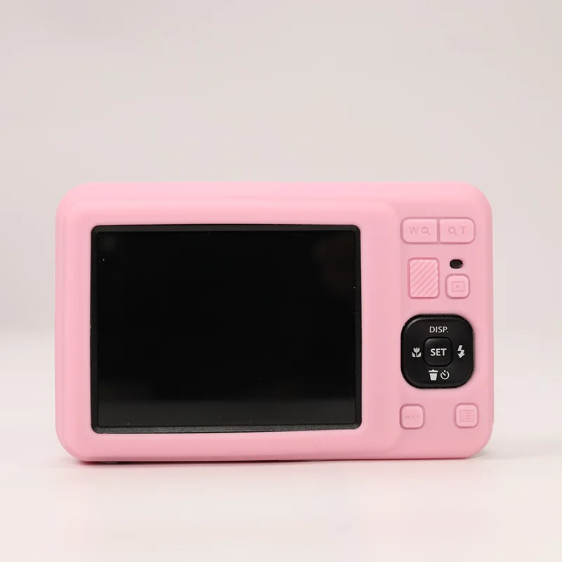 For KODAK PIXPRO FZ55 Camera Case Silicone Protective Cover with Shock-Absorbent and Washable - Pink