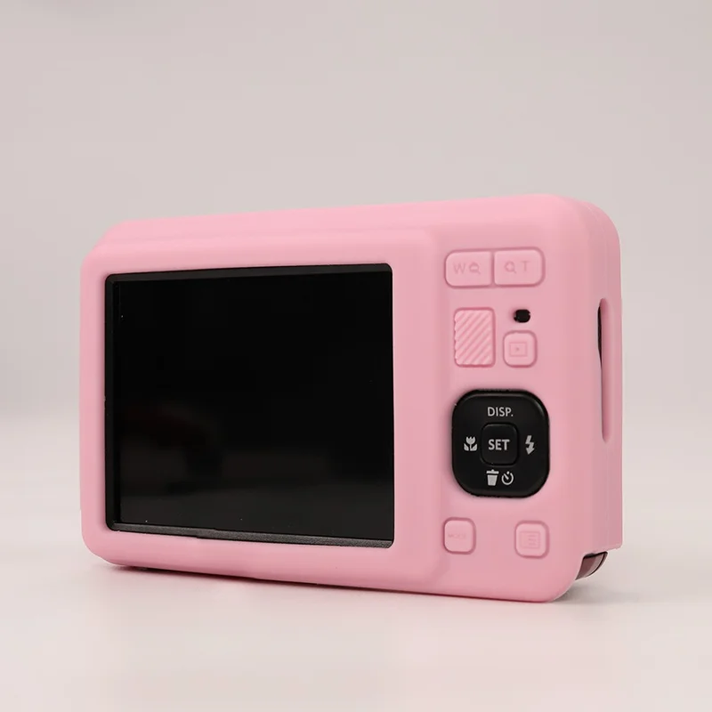 For KODAK PIXPRO FZ55 Camera Case Silicone Protective Cover with Shock-Absorbent and Washable - Pink