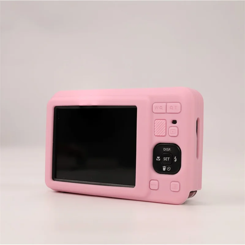 For KODAK PIXPRO FZ55 Camera Case Silicone Protective Cover with Shock-Absorbent and Washable - Pink