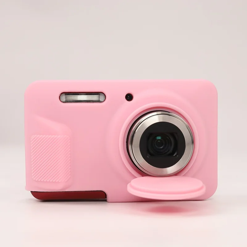 For KODAK PIXPRO FZ55 Camera Case Silicone Protective Cover with Shock-Absorbent and Washable - Pink