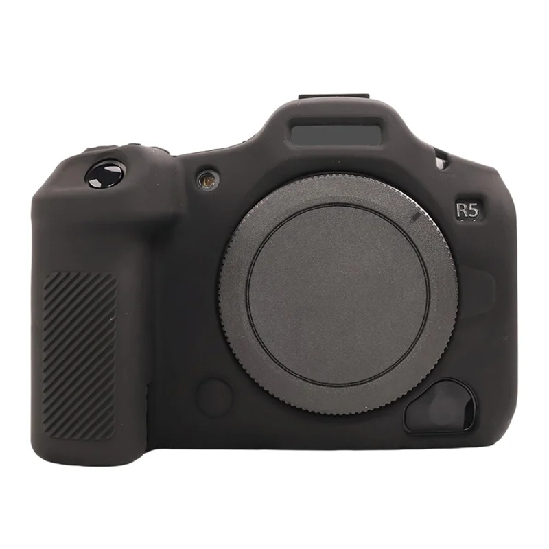 Étui brillant pour Canon EOS R5 Mark II, housse de protection en silicone anti-rayures - Noir