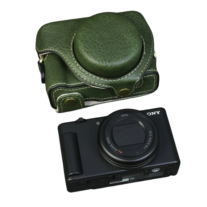 For Sony ZV-1 Camera Case Portable Protective Cover Without Battery Opening - Green