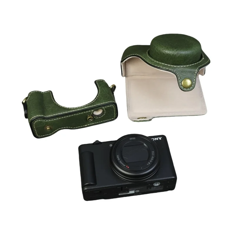 For Sony ZV-1 Camera Case Portable Protective Cover Without Battery Opening - Green
