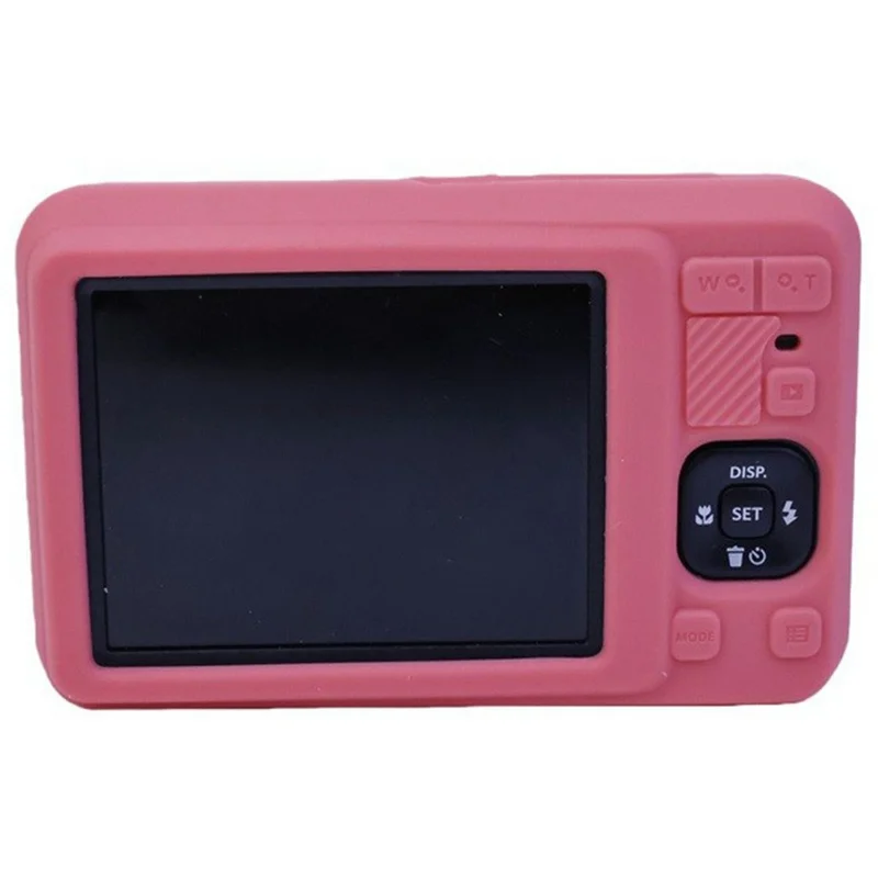 For Kodak Pixpro FZ55 Camera Silicone Case Shockproof Dustproof Cover with Lens Cap - Red