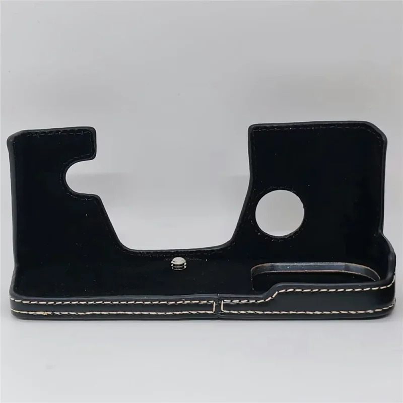 Fodero per Fotocamera Inferiore con Tracolla per Olympus OM-3 in Pelle Apertura Rimovibile Batteria Compatibile Custodia Protettiva - Nero