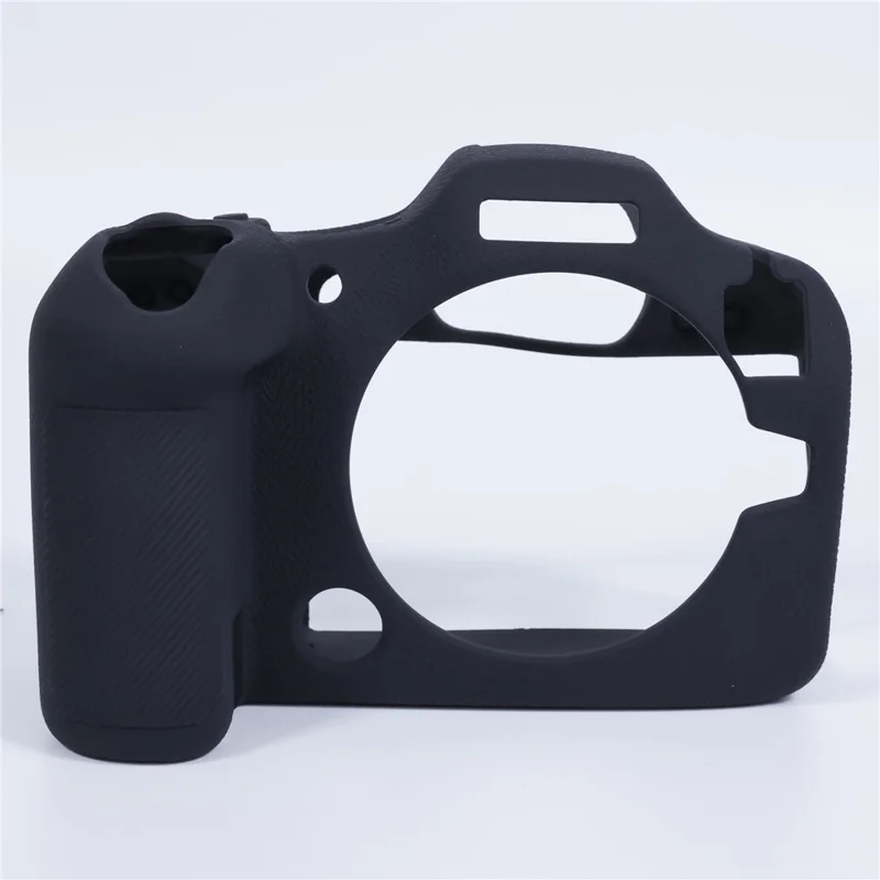 For Canon EOS R6 Mark III Shockproof Silicone Case Anti-slip Grip Camera Protective Cover - Black
