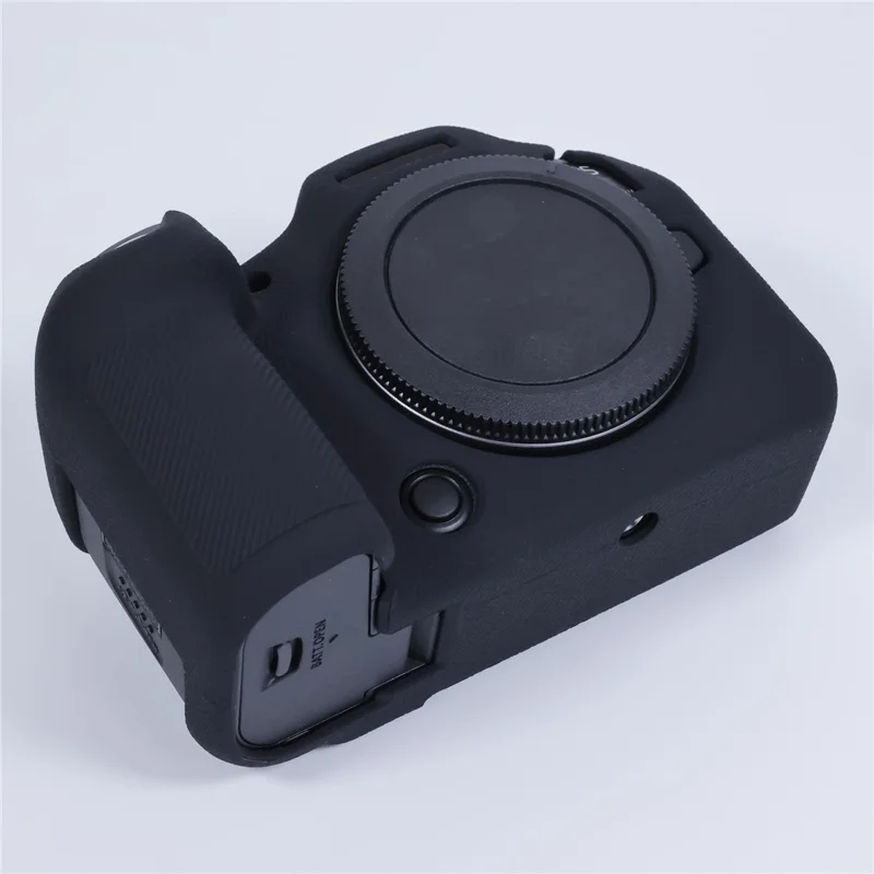 For Canon EOS R6 Mark III Shockproof Silicone Case Anti-slip Grip Camera Protective Cover - Black