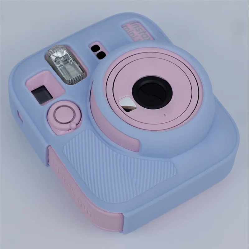 For Fujifilm Instax Mini 13 Soft Silicone Case Shockproof Protective Camera Cover with Anti-Slip Grip - Blue