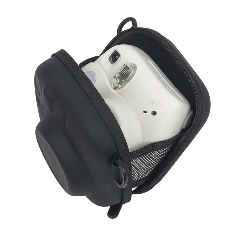 EVA Camera Carrying Case for Fujifilm Instax Mini 12  /  11  /  9  /  8  /  40  /  7+ with Adjustable Shoulder Strap - Black