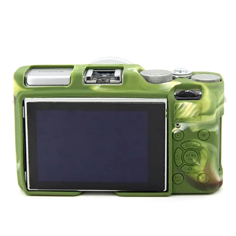 For Fujifilm XA3 / XA10 / XA5 / XA20 Soft Silicone Camera Case Protector Anti-scratch Camera Body Cover - Camouflage