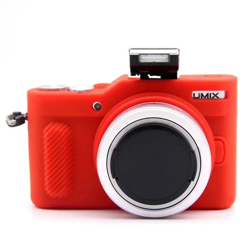 Per Panasonic GF9 / GF10 Digital Camera Flessibile Custodia Protettiva in Silicone Antigraffio Antiurto Copertura - Rosso