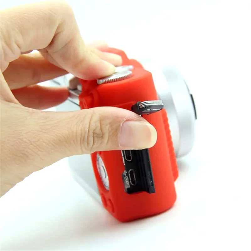 Per Panasonic GF9 / GF10 Digital Camera Flessibile Custodia Protettiva in Silicone Antigraffio Antiurto Copertura - Rosso