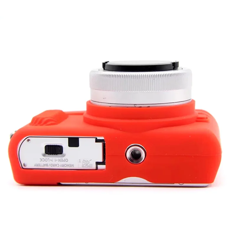 Per Panasonic GF9 / GF10 Digital Camera Flessibile Custodia Protettiva in Silicone Antigraffio Antiurto Copertura - Rosso