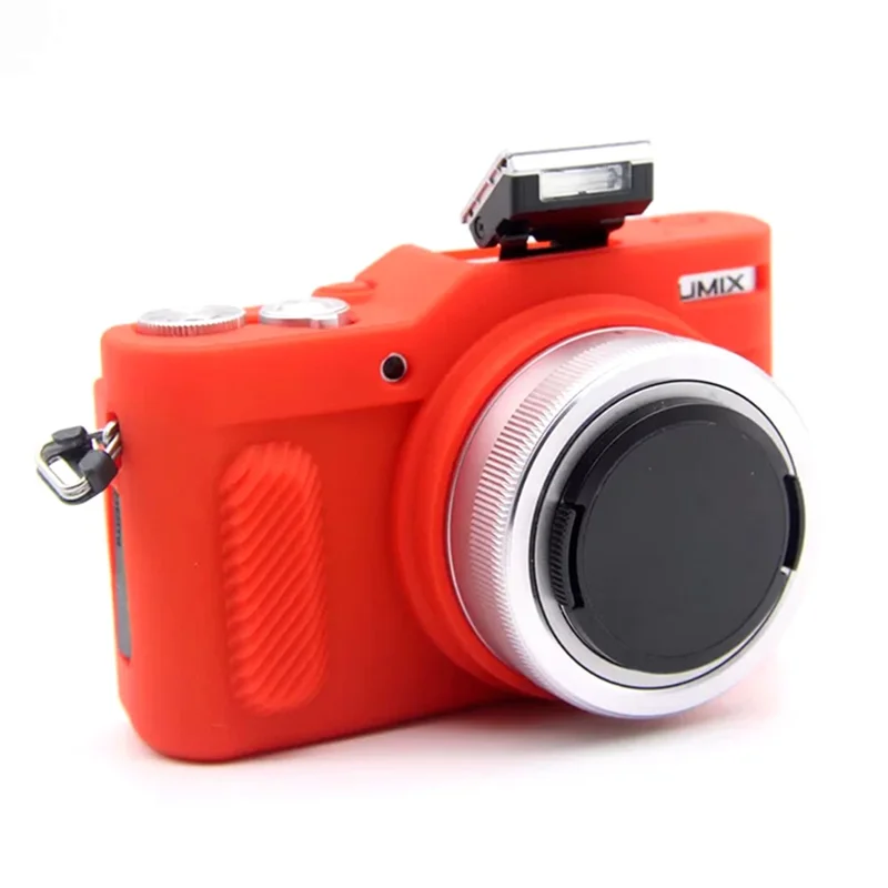 Per Panasonic GF9 / GF10 Digital Camera Flessibile Custodia Protettiva in Silicone Antigraffio Antiurto Copertura - Rosso