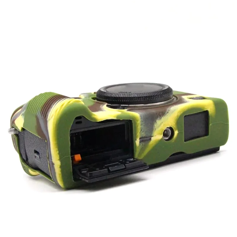 For Fujifilm X-T3 Soft Silicone Protective Case Anti-scratch Digital Camera Body Cover - Camouflage