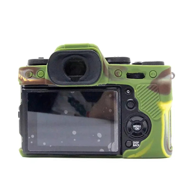 For Fujifilm X-T3 Soft Silicone Protective Case Anti-scratch Digital Camera Body Cover - Camouflage