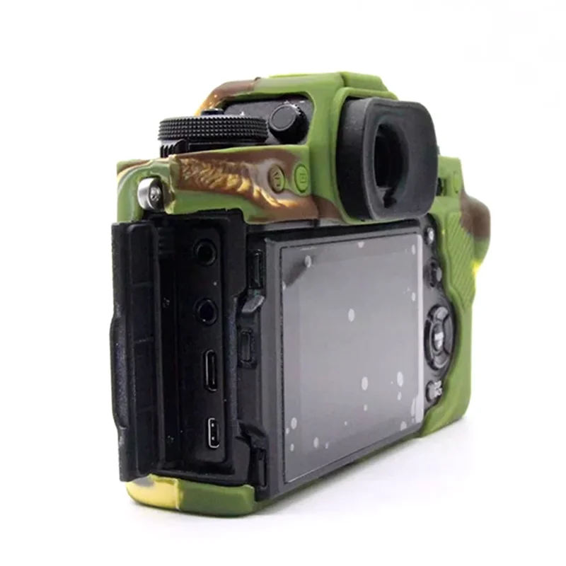 For Fujifilm X-T3 Soft Silicone Protective Case Anti-scratch Digital Camera Body Cover - Camouflage