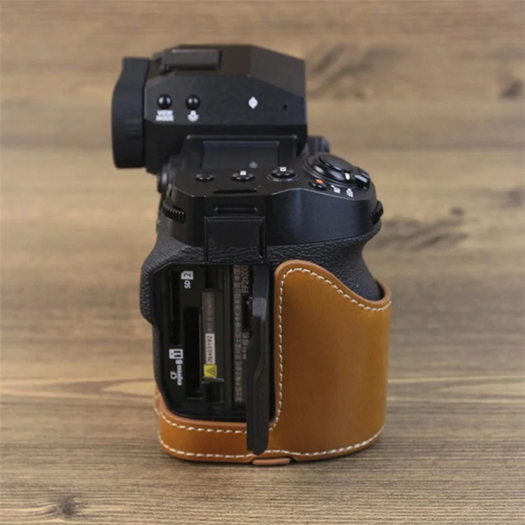 Для Fujifilm X-h2s PU - Коричневый