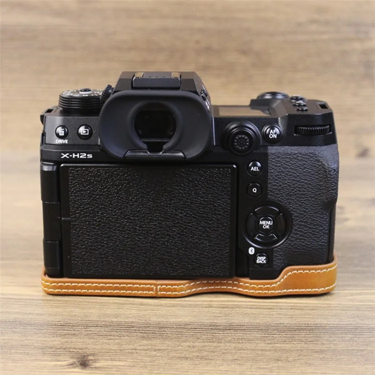 Для Fujifilm X-h2s PU - Коричневый