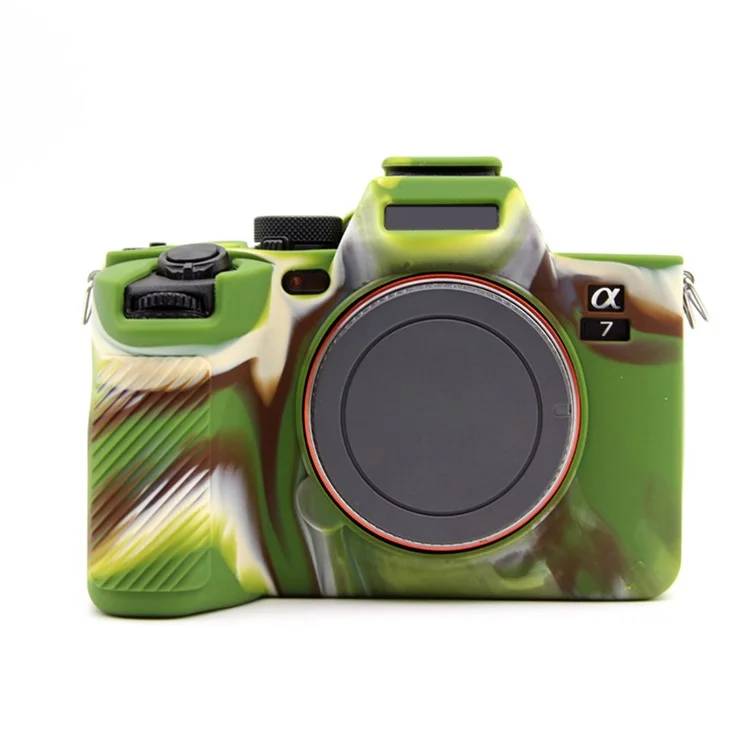 Силиконовый Корпус Для Sony A7IV / A74 / Цифровая Камера A7m4, Пылезащитная Защитная Крышка Камеры с Прицелом - Камуфляж