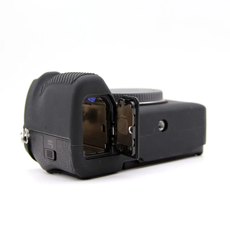 Silicone Case for Sony A7IV / A74 / A7M4 Digital Camera, Dust-proof Anti-scratch Protective Camera Cover - Black