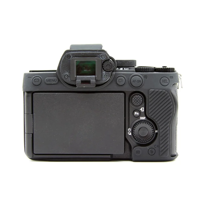 Silicone Case for Sony A7IV / A74 / A7M4 Digital Camera, Dust-proof Anti-scratch Protective Camera Cover - Black