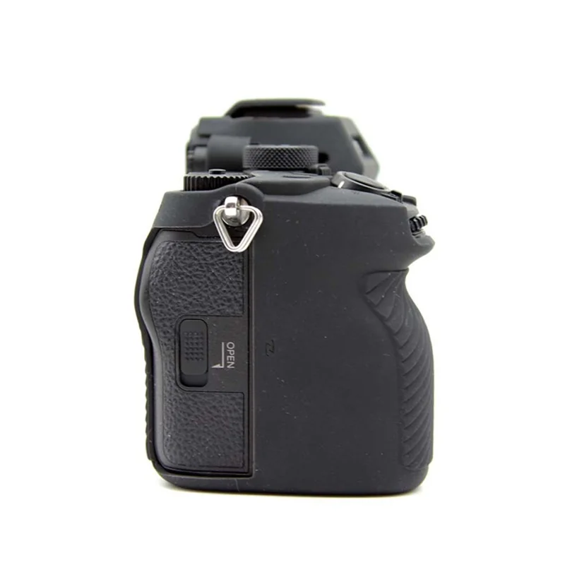 Silicone Case for Sony A7IV / A74 / A7M4 Digital Camera, Dust-proof Anti-scratch Protective Camera Cover - Black